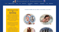 Desktop Screenshot of mouvement-et-apprentissage.net